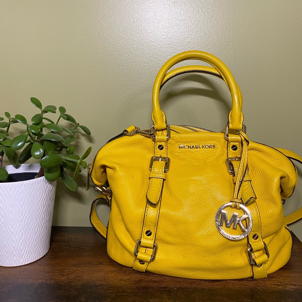 Michael Kors Mustard Yellow Satchel